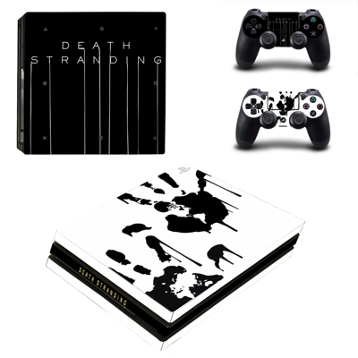 Death Stranding decal skin for PS4 Pro Console and 2 Controllers