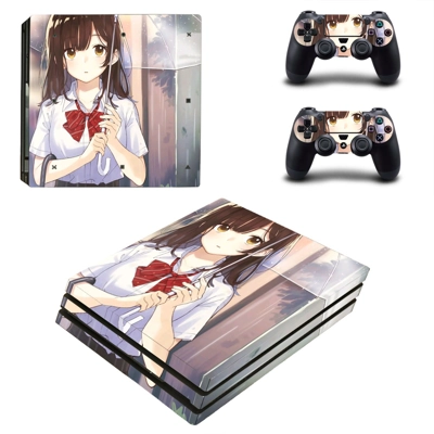 Sayu Ogiwara decal skin for PS4 Pro Console and 2 Controll..