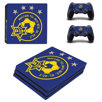 Tel Aviv FC decal skin for PS4 Pro Console and 2 Controllers Tel Aviv FC decal skin for PS4 Pro Console and 2 Controllers