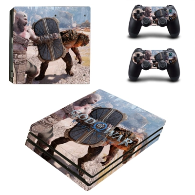God of War Ragnar�k decal skin for PS4 Pro Console and 2 C..