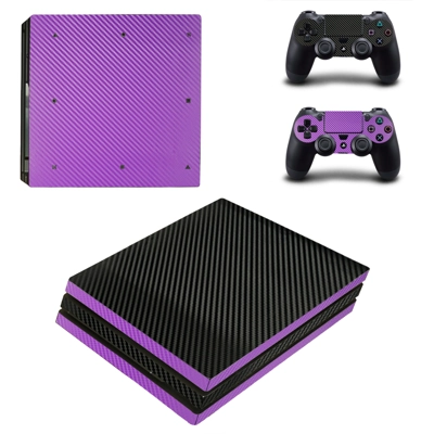 Solid Color decal skin for PS4 Pro Console and 2 Controllers