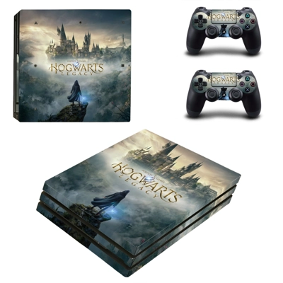Hogwarts Legacy decal skin for PS4 Pro Console and 2 Controllers