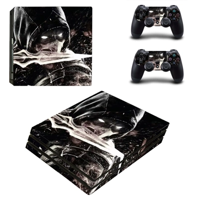 Mortal Kombat decal skin for PS4 Pro Console and 2 Controllers
