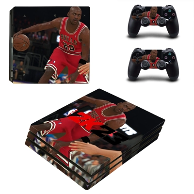 NBA2K23 decal skin for PS4 Pro Console and 2 Controllers NBA2K23 decal skin for PS4 Pro Console and 2 Controllers
