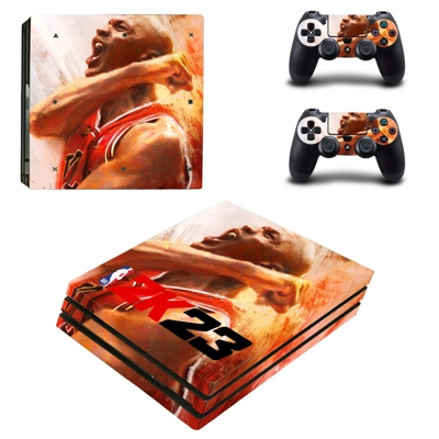 NBA2K23 decal skin for PS4 Pro Console and 2 Controllers NBA2K23 decal skin for PS4 Pro Console and 2 Controllers