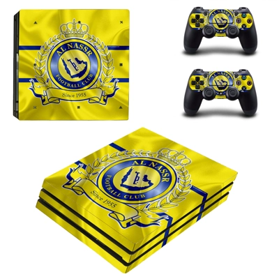 Al Nassr FC decal skin for PS4 Pro Console and 2 Controllers Al Nassr FC decal skin for PS4 Pro Console and 2 Controllers