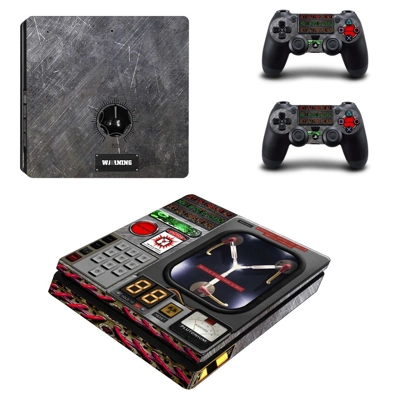 Machine hardware decal skin for PS4 Slim Console and two c.. Machine hardware decal skin for PS4 Slim Console and two c..