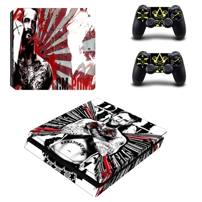 Punk Rock decal skin for PS4 Slim Console and two controll.. Punk Rock decal skin for PS4 Slim Console and two controll..