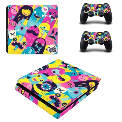 Lie rabbits decal skin for PS4 Slim Console and two contro.. Lie rabbits decal skin for PS4 Slim Console and two contro..