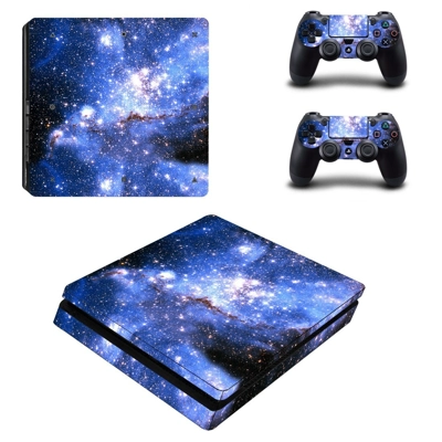 Sky stars decal skin for PS4 Slim Console and two controll.. Sky stars decal skin for PS4 Slim Console and two controll..