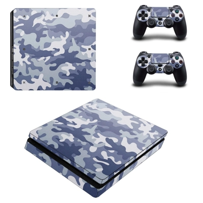 Army camouflage decal skin for PS4 Slim Console and two co.. Army camouflage decal skin for PS4 Slim Console and two co..