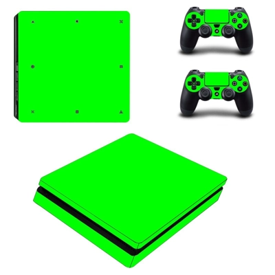 Yellow Glossy decal skin for PS4 Slim Console and two cont.. Yellow Glossy decal skin for PS4 Slim Console and two cont..