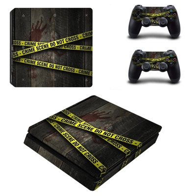 Crime Scene Restiction decal skin for PS4 Slim Console and.. Crime Scene Restiction decal skin for PS4 Slim Console and..