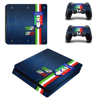 Forza Italia decal skin for PS4 Slim Console and two contr.. Forza Italia decal skin for PS4 Slim Console and two contr..