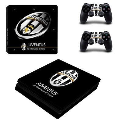 Juventus decal skin for PS4 Slim Console and two controllers Juventus decal skin for PS4 Slim Console and two controllers
