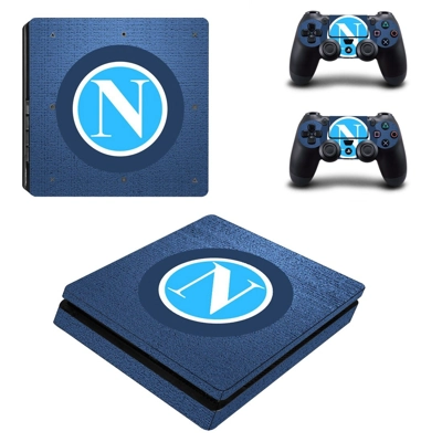 S S C Napoli decal skin for PS4 Slim Console and two contr.. S S C Napoli decal skin for PS4 Slim Console and two contr..