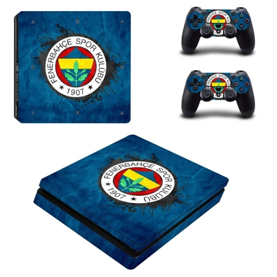 Fenerbah�e S K decal skin for PS4 Slim Console and two con.. Fenerbah�e S K decal skin for PS4 Slim Console and two con..