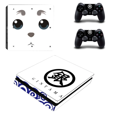 Gin Tama decal skin for PS4 Slim Console and two controllers Gin Tama decal skin for PS4 Slim Console and two controllers