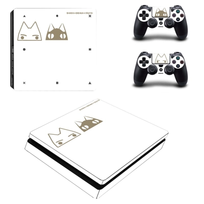 Doko demo issyo decal skin for PS4 Slim Console and two controllers