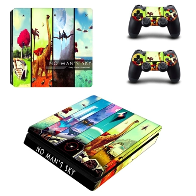 No man's sky decal skin for PS4 Slim Console and two contr.. No man's sky decal skin for PS4 Slim Console and two contr..
