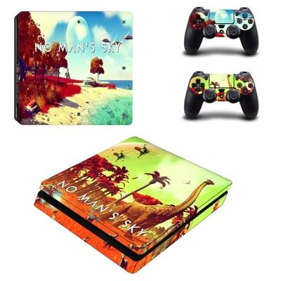 No man's sky decal skin for PS4 Slim Console and two contr.. No man's sky decal skin for PS4 Slim Console and two contr..