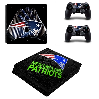 New England Patriots decal skin for PS4 Slim Console and t.. New England Patriots decal skin for PS4 Slim Console and t..