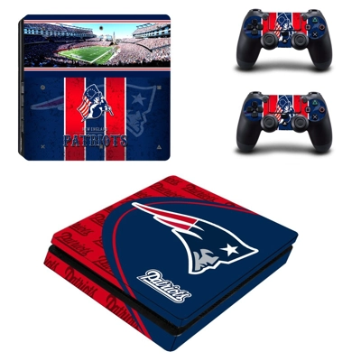 New England Patriots decal skin for PS4 Slim Console and t.. New England Patriots decal skin for PS4 Slim Console and t..