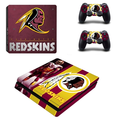 Washington Redskins decal skin for PS4 Slim Console and tw.. Washington Redskins decal skin for PS4 Slim Console and tw..