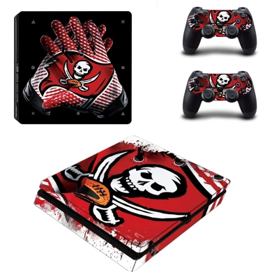 Tampa Bay Buccaneers decal skin for PS4 Slim Console and t.. Tampa Bay Buccaneers decal skin for PS4 Slim Console and t..