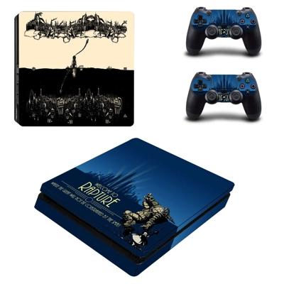 Welcome to Rapture decal skin for PS4 Slim Console and two controllers