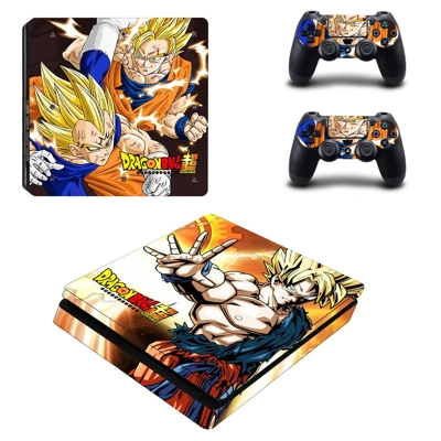 Dragon ball super decal skin for PS4 Slim Console and two .. Dragon ball super decal skin for PS4 Slim Console and two ..