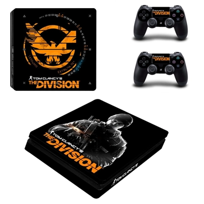 Tom Clancys the division decal skin for PS4 Slim Console and two controllers
