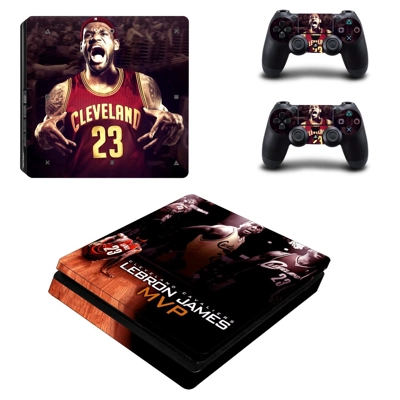Lebron James decal skin for PS4 Slim Console and two contr.. Lebron James decal skin for PS4 Slim Console and two contr..