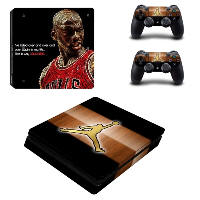 Lebron James decal skin for PS4 Slim Console and two contr.. Lebron James decal skin for PS4 Slim Console and two contr..