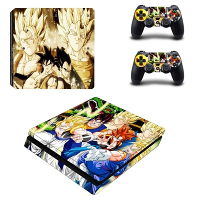 Dragon ball super decal skin for PS4 Slim Console and two .. Dragon ball super decal skin for PS4 Slim Console and two ..