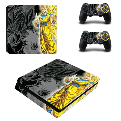 Dragon ball super decal skin for PS4 Slim Console and two .. Dragon ball super decal skin for PS4 Slim Console and two ..