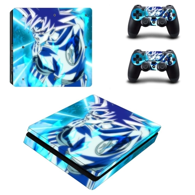 Dragon ball super decal skin for PS4 Slim Console and two .. Dragon ball super decal skin for PS4 Slim Console and two ..