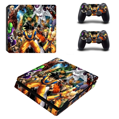 Dragon ball super decal skin for PS4 Slim Console and two .. Dragon ball super decal skin for PS4 Slim Console and two ..