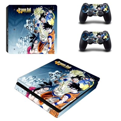 Dragon ball super decal skin for PS4 Slim Console and two .. Dragon ball super decal skin for PS4 Slim Console and two ..