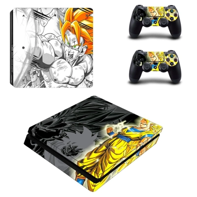 Dragon ball super decal skin for PS4 Slim Console and two .. Dragon ball super decal skin for PS4 Slim Console and two ..