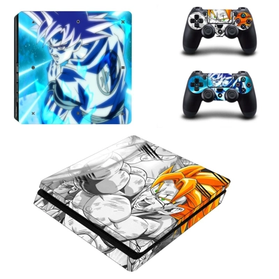 Dragon ball super decal skin for PS4 Slim Console and two .. Dragon ball super decal skin for PS4 Slim Console and two ..