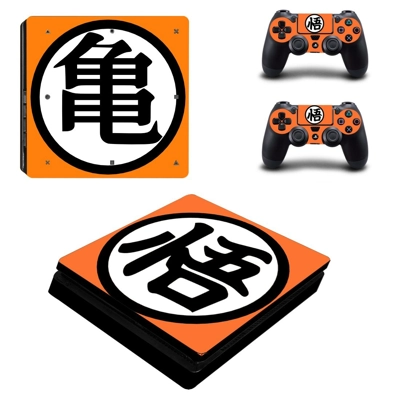 Dragon Ball decal skin for PS4 Slim Console and two contro.. Dragon Ball decal skin for PS4 Slim Console and two contro..