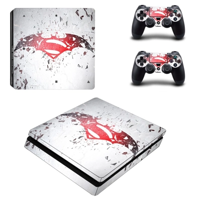 Batman VS Superman decal skin for PS4 Slim Console and two.. Batman VS Superman decal skin for PS4 Slim Console and two..