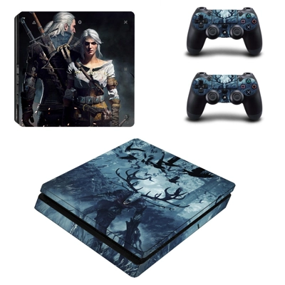 The Witcher 3 Wild Hunt decal skin for PS4 Slim Console an.. The Witcher 3 Wild Hunt decal skin for PS4 Slim Console an..