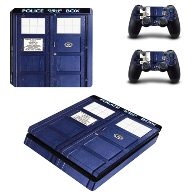 Public Call box decal skin for PS4 Slim Console and two co.. Public Call box decal skin for PS4 Slim Console and two co..