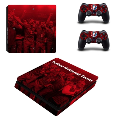 Turkey National Team decal skin for PS4 Slim Console and t.. Turkey National Team decal skin for PS4 Slim Console and t..