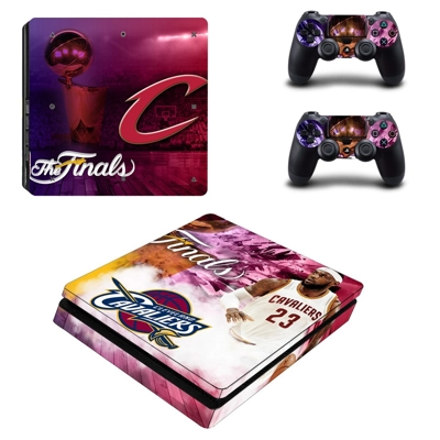 Cleveland Cavaliers decal skin for PS4 Slim Console and tw.. Cleveland Cavaliers decal skin for PS4 Slim Console and tw..