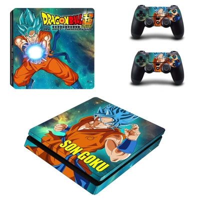 Dragon ball super decal skin for PS4 Slim Console and two .. Dragon ball super decal skin for PS4 Slim Console and two ..