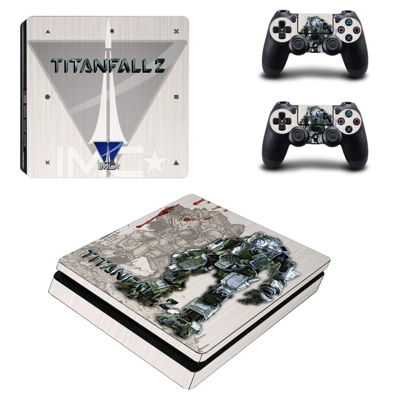 Titanfall 2 decal skin for PS4 Slim Console and two contro.. Titanfall 2 decal skin for PS4 Slim Console and two contro..