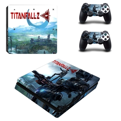 Titanfall 2 decal skin for PS4 Slim Console and two contro.. Titanfall 2 decal skin for PS4 Slim Console and two contro..